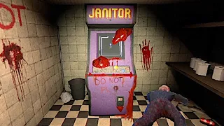JANITOR BLEEDS - A Cursed Arcade Machine Alters the Real World in this Freaky Survival Horror Game!