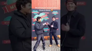 Omar Rudberg and Edvin Ryding dancing to Shivers by Ed Sheeran