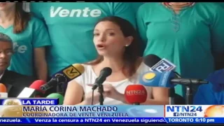 María Corina Machado apoya informe de la OEA sobre Vzla y respalda aplicación de Carta Democrática