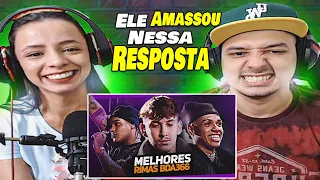 ALDEIA & PODPAH, melhores rimas! [ REACT WALLZITU E CAMILA ]