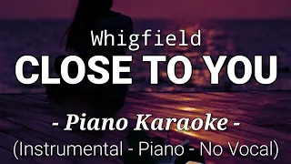 Close To You - Whigfield (Piano Karaoke) 🎤