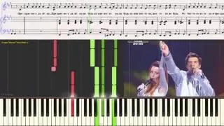 Прекрасное далёко - Время и Стекло (Ноты для фортепиано) (piano cover)