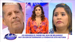 Gerardo no es el padre del hijo de Milagros, pero ella se niega a revelar quién es el progenitor