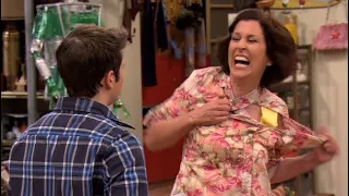 mrs benson from icarly acting crazy for 2 minutes and 34 seconds straight