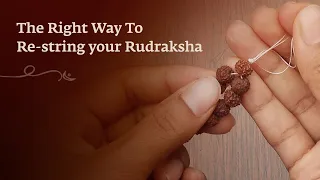 The Right Way To Re-string your Rudraksha