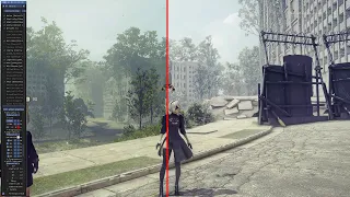 NieR Automata: Vanilla vs RTX Ray Tracing comparison 2023