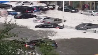 Intense Hail and Rain Hits northeast China Province