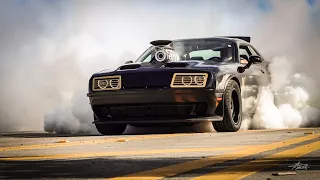The Mad Cat! A Dodge Hellcat Turned into a Mad Max Pursuit Special Tribute Car