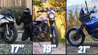 17, 19 o 21 POLLICI? Qual è la MISURA GIUSTA per DIVERTIRSI in MOTO?