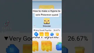 Build a Hypno for solo speedrun in Pokemon Quest