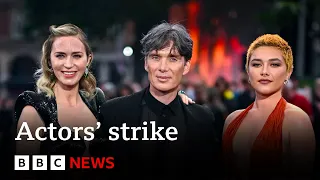 Actors join writers in massive Hollywood strike – BBC News