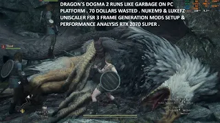 Dragon's Dogma 2 Runs Like Garbage on PC | Frame Generation Setup Guide | Nukem9 & LukeFZ FSR 3 Mods