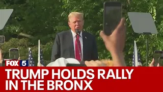 Trump holds campaign rally in South Bronx, looks to woo minority voters