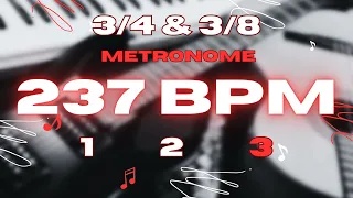 237 BPM - 3/4 & 3/8 Metronome