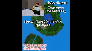 All Bosses Information (1st sea) | ROBLOX BLOX FRUITS