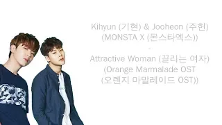 KIHYUN & JOOHEON (MONSTA X) - Attractive Woman  (Orange Marmalade OST) (CC Han/Rom/Eng/Esp Lyrics)