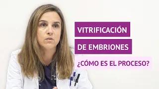 ¿Cómo es el proceso de vitrificación de embriones?