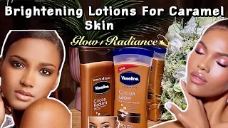 Vaseline Cocoa Glow VS Vaseline Cocoa Radiant Lotion|How To Brighten And Glow Up Your Caramel Skin