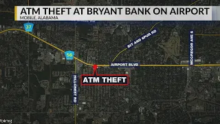 Thieves use vehicle to remove ATM from Mobile bank, police say