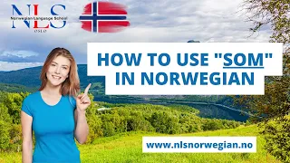 Learn Norwegian | How to use "SOM" in Norwegian | Episode 53