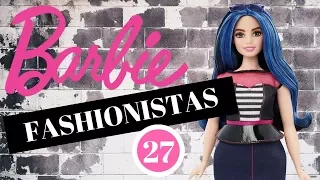 Barbie Fashionista - Doll 27 - Sweetheart Stripes - Curvy