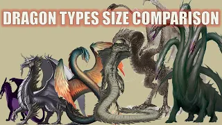 Size Comparison On Types Of Dragons