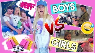 BOYS vs GIRLS 😵 BFF OUTFIT SHOPPING CHALLENGE 👕 MaVie Family