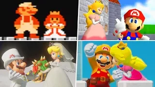 Evolution of Super Mario Endings (1985 - 2019)