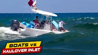 YOU SHOULD NEVER RIDE THIS WAY! | Boats vs Haulover Inlet
