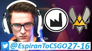 EspiranTo 27-16 / Valiance vs Vitality - Dust2 / LOOT.BET Cup #3 Grand Final