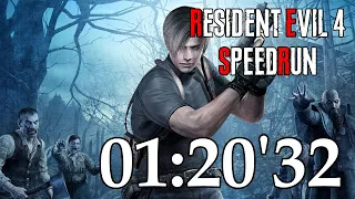 【Resident Evil 4】New Game Pro Speedrun - 01:26'23 (IGT) / 01:20'32 (LRT)