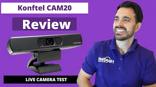 Konftel Cam20 4k USB HD Webcam Review - Live Camera Test!