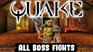 Quake 1 All Bosses & Ending - No Commentary