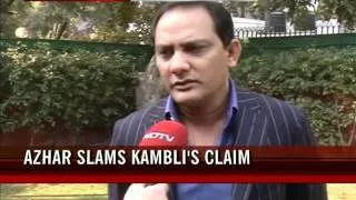 Azharuddin rubbishes Kambli's claims