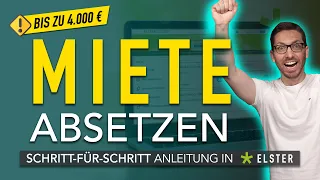 Miete erstattet bekommen vom Finanzamt! Bis zu 4000 € mit Elster Online Tutorial 2022