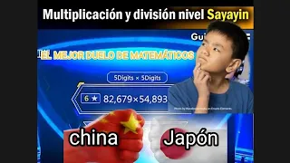 EL MEJOR DUELO DE MATEMÁTICA DE NIÑOS JAPÓN VS CHINA 😱