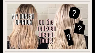 REVIEWING THE REDKEN BLEACH PODS! MY THOUGHTS
