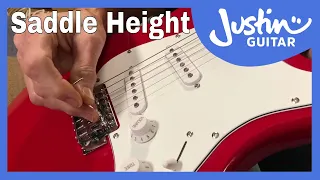 Adjusting Saddle Height | How To Setup Your Electric Guitar [4/10] with Charlie Chandler