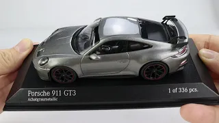 MINICHAMPS 1:43 PORSCHE 911 (992) GT3 - 2020 - Agate Grey Metallic Diecast Model Car Available now