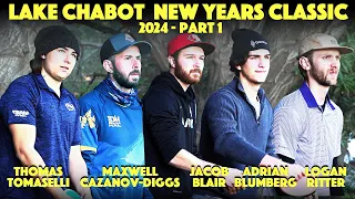 Disc Golf 2024 -Lake Chabot New Years Classic-Pt 1-Tomaselli, Cazanov-Diggs, Blair, Blumberg, Ritter