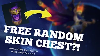 How to get a FREE Random Skin Chest 😍 | Amazon Prime Subscription with credit/atm card | Wild Rift