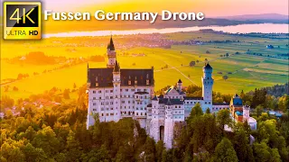 Fussen Germany - 4K UHD Drone Video