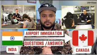 How To Pass Canada Immigration Questions || Documents To Take At Airport 🇨🇦