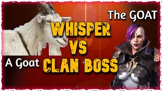 MUST SEE | Whisper vs Ultra Nightmare Clan Boss | RAID: Shadow Legends
