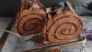 Chocolate roll without flour, without gluten! Mega chocolate dessert for passover!