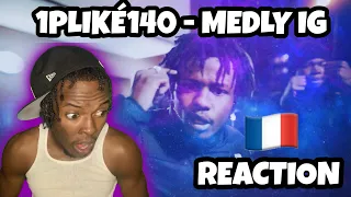 AMERICAN REACTS TO FRENCH DRILL RAP? 1PLIKÉ140 - MEDLEY IG [English Subtitles] REACTION