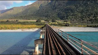 Drivers Eye View : Rotomanu to Otira - Coal train