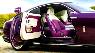 2024 Rolls-Royce SPECTRE (Twilight Purple) - Driving, Exterior, and Interior