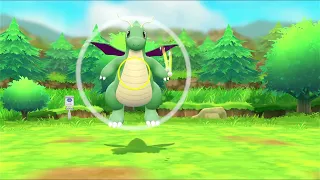 Shiny Dragonite Pokemon Lets Go eevee/Pikacu