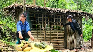Single girl harvests and sells & Good people help | Hoàng Thị Thơm